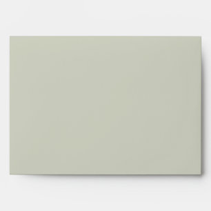 White Sage Solid Color Envelope