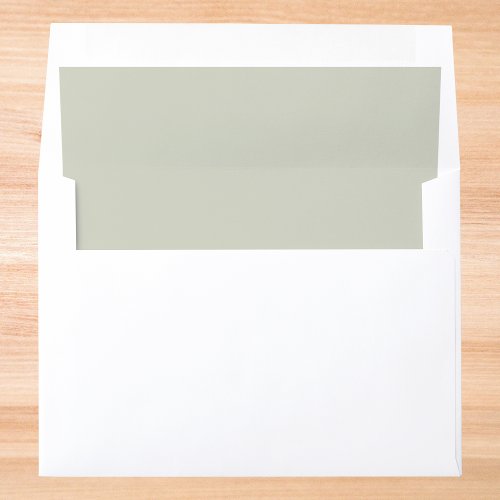 White Sage Solid Color Envelope Liner