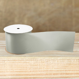 White Sage Solid Color Satin Ribbon