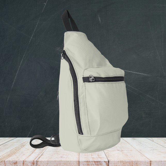 White Sage Solid Color Sling Bag (Creator Uploaded)