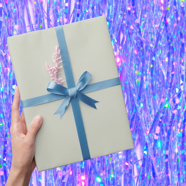White Sage Solid Color Wrapping Paper (Creator Uploaded)