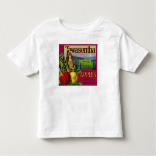 White Salmon, Washington - Tawasentha Apple Labe Toddler T-shirt