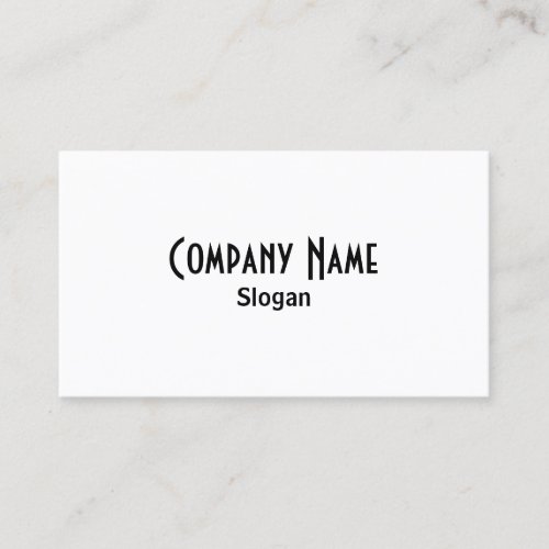 White &amp; Black Business Card