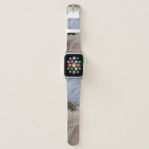 WHITE SAND AND GREEN GRASS FIELD APPLE WATCH BAND