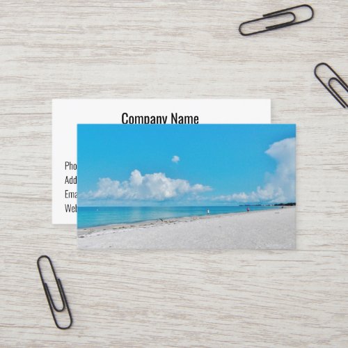 White Sand Business Cards