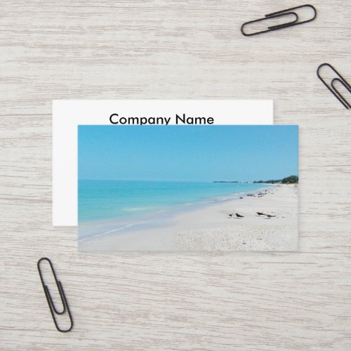White Sand Business Cards