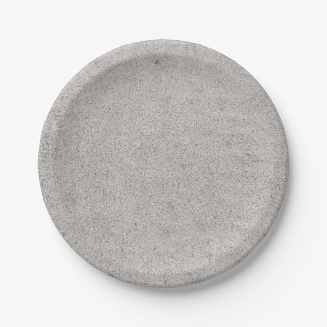 White Sand Paper Plates (Front)