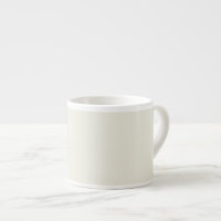 White Sand Solid Color Espresso Cup