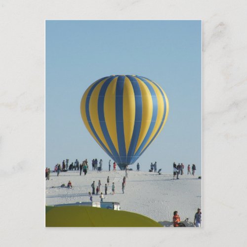 White sands Hot Air Balloon festival Postcard