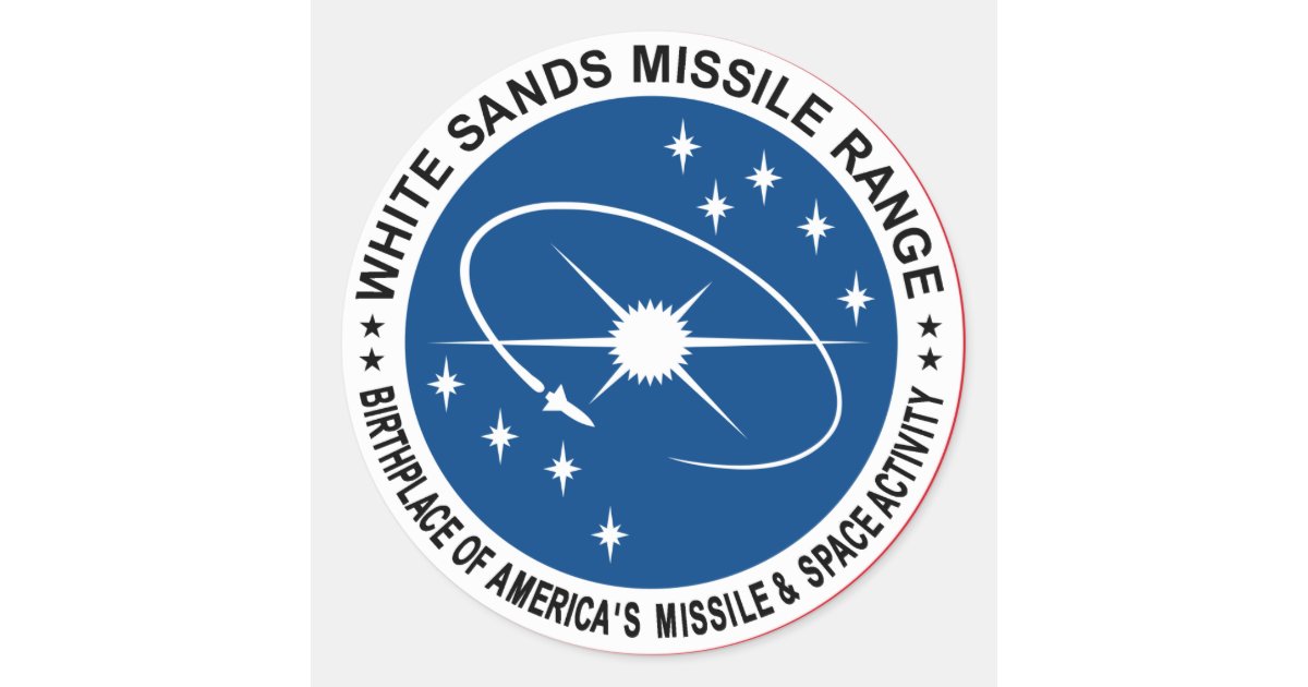 White Sands Missile Range Classic Round Sticker Zazzle