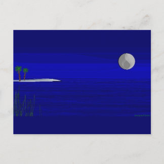 White sands moon post card