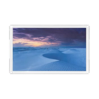 White Sands National Monument 2 Acrylic Tray by usdeserts at Zazzle