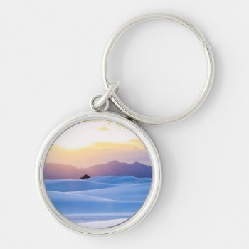 White Sands National Monument 3 Keychain by usdeserts at Zazzle