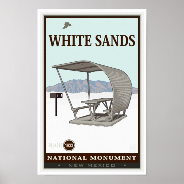 White Sands National Monument 4 Poster (Front)