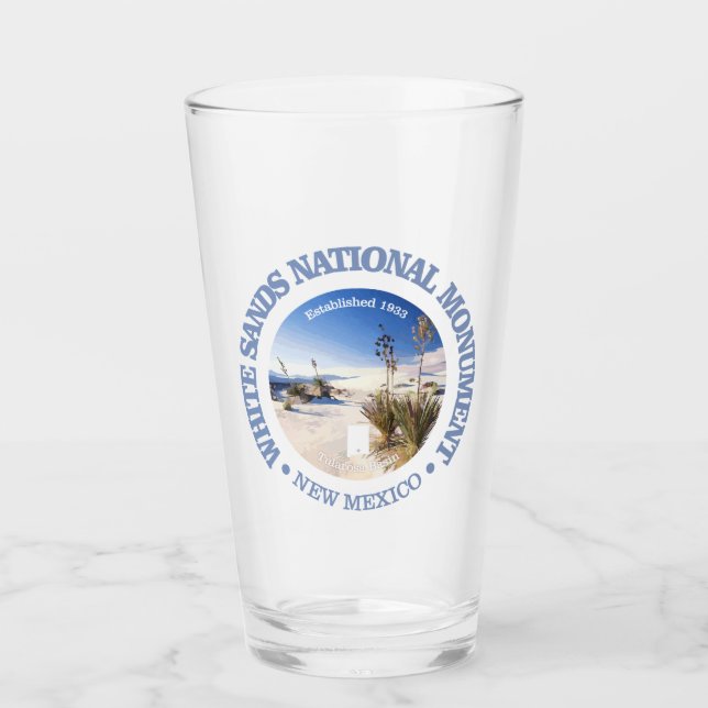 White Sands National Monument Glass (Front)