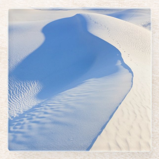 White Sands National Monument Glass Coaster (Front)