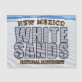 White Sands National Monument Magnetic Card (Front)