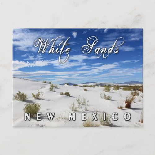 White Sands National Monument New Mexico Postcard