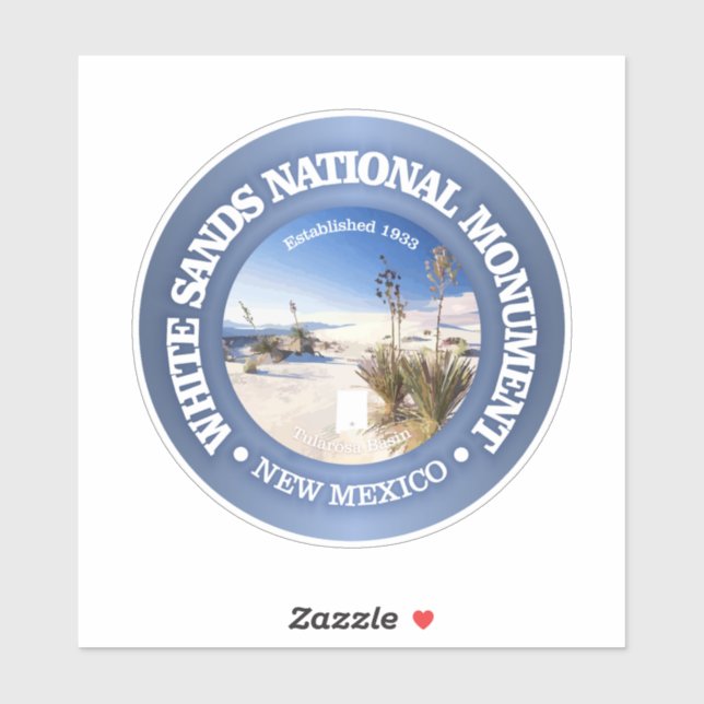 White Sands National Monument Sticker (Sheet)