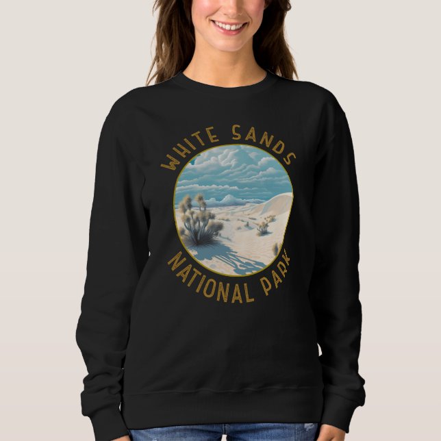 White Sands National Park Distressed Circle Sweatshirt (Front)