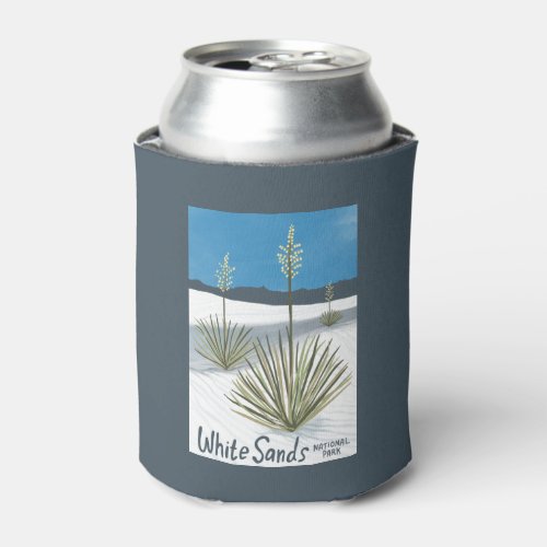 White Sands National Park New Mexico Art Can Cooler