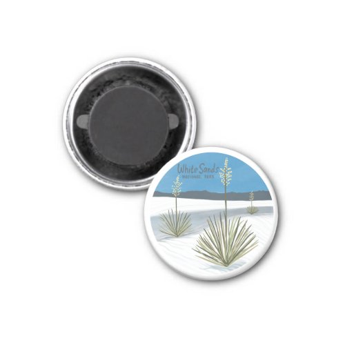 White Sands National Park New Mexico Gypsum Yucca Magnet