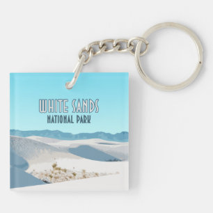 White Sands National Park New Mexico Keychain