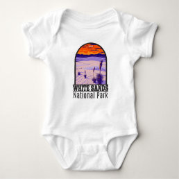 White Sands National Park New Mexico Vintage  Baby Bodysuit