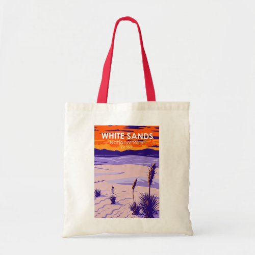 White Sands National Park New Mexico Vintage  Tote Bag