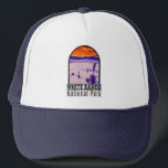 White Sands National Park New Mexico Vintage  Trucker Hat<br><div class="desc">White Sands vector artwork design. The park is located in the state of New Mexico and completely surrounded by the White Sands Missile Range.</div>