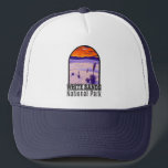 White Sands National Park New Mexico Vintage  Trucker Hat<br><div class="desc">White Sands vector artwork design. The park is located in the state of New Mexico and completely surrounded by the White Sands Missile Range.</div>