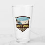 White Sands National Park Travel Art Vintage Glass