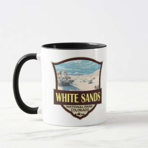 White Sands National Park Travel Art Vintage Mug