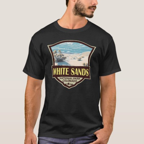 White Sands National Park Travel Art Vintage T_Shirt