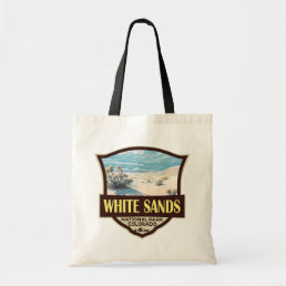 White Sands National Park Travel Art Vintage Tote Bag