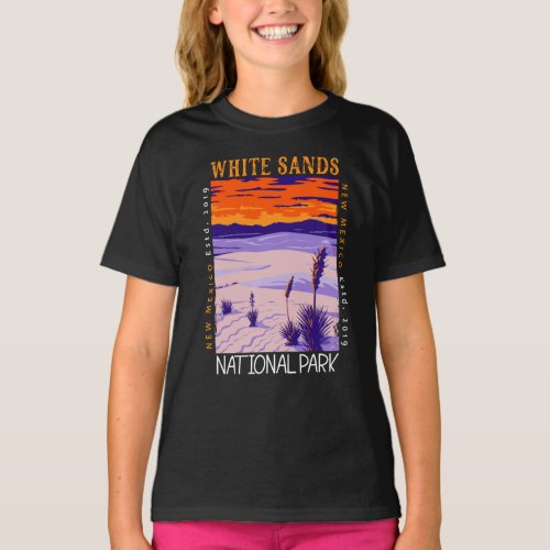 White Sands National Park Vintage Distressed T_Shirt