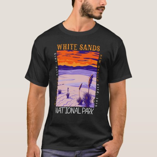 White Sands National Park Vintage Distressed T_Shirt