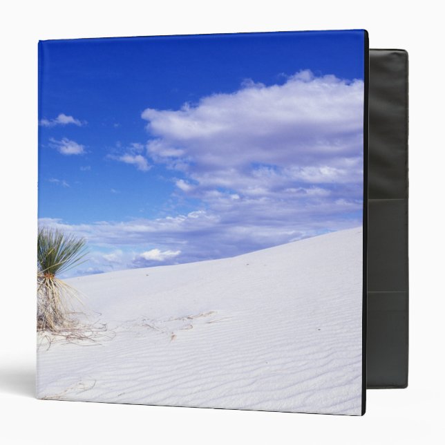 White Sands NM, New Mexico, USA 3 Ring Binder (Front/Inside)