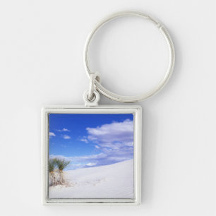 White Sands NM, New Mexico, USA Keychain