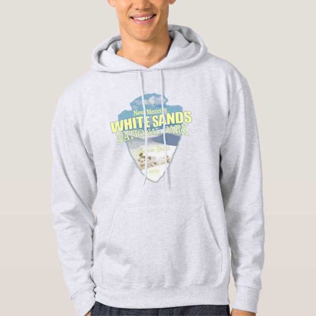 White Sands NP (arrowhead) Hoodie (Front)
