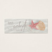 White Sands Starfish Wedding Website Insert ID605 (Front)