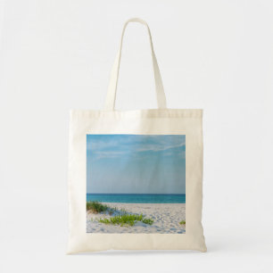 White Sandy Beach Florida Coastline Tote Bag