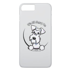 White Schnauzer IAAM Gray iPhone 8 Plus/7 Plus Case