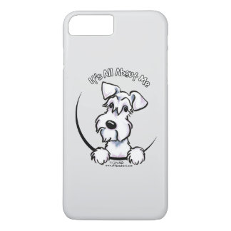 White Schnauzer IAAM Gray iPhone 8 Plus/7 Plus Case