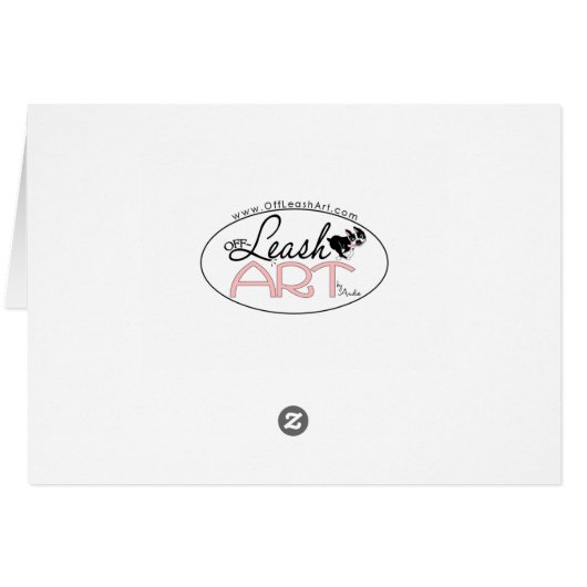 White Schnauzer Sweetheart Custom (Back Horizontal)