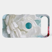 White Sea Glass Flower Case-Mate iPhone Case (Back (Horizontal))