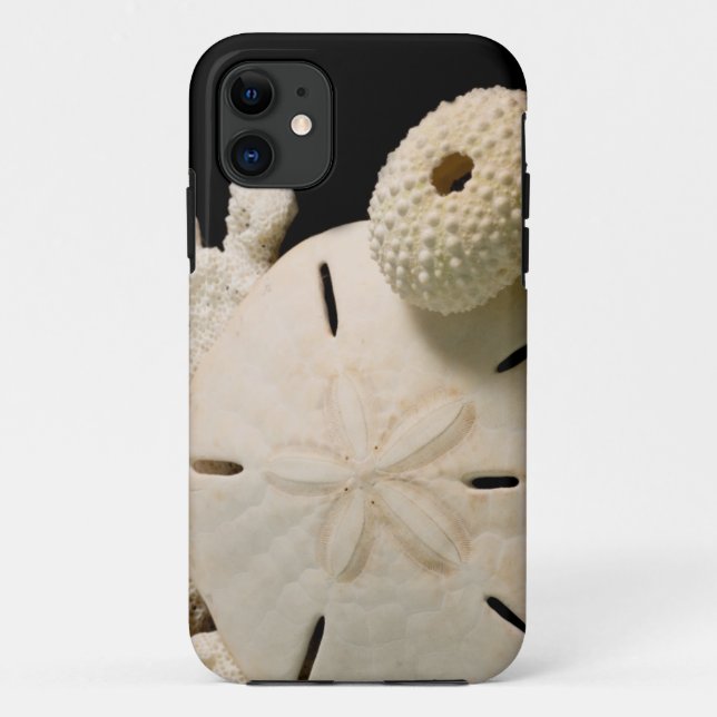 White Seashells And Sand Dollar Case-Mate iPhone Case (Back)
