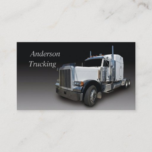 Customizable White Semi Business Card