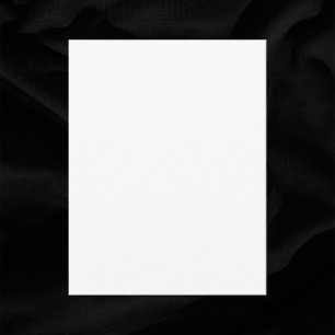 White Semi-Gloss 4.25" x 5.5" Blank Wedding RSVP Card