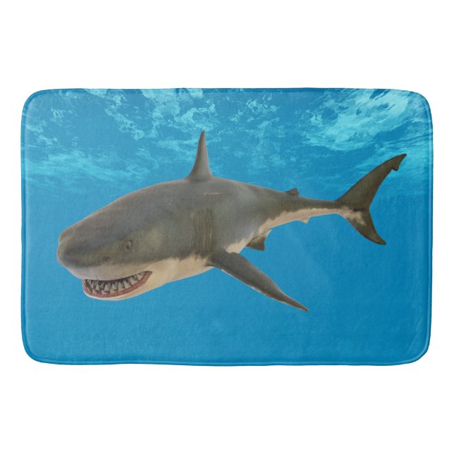 White shark bath mat (Front)